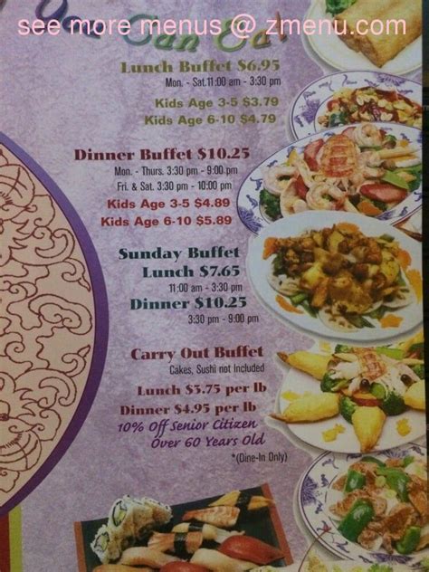 FL MI NJ. . Dynasty buffet valparaiso menu